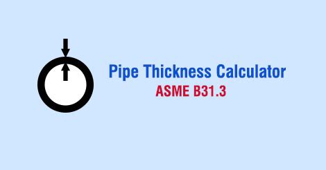 measuring thickness of pipe|b31.3 pipe thickness calculator.